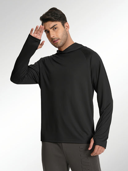 Set of 5 Men'S Sports Hoodies with Long Sleeves, Designed for Fishing, Offering And Made from Lightweight Rash Guard Material