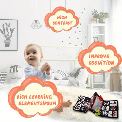 Baby Tummy Time Mirror with Teethers – Double-Sided Sensory Toy