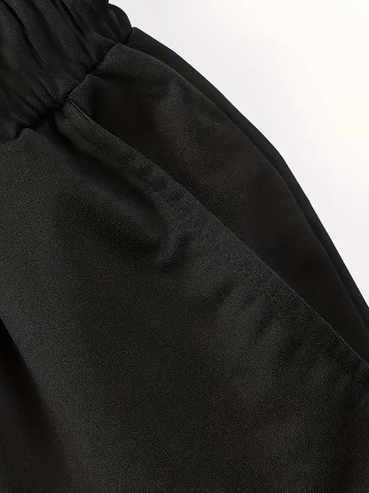 Men's Autumn Winter Set Including Hooded Sweatshirt, Stylish Jacket, Trendy American Street Style Printed Top and Pants