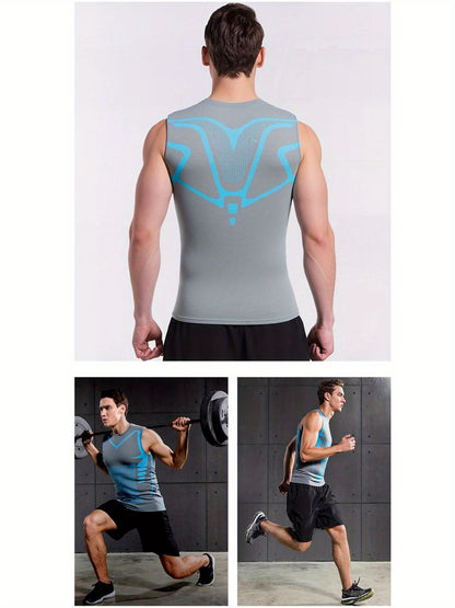Men's Graphic Print Performance Tank Top - Sleeveless 737765