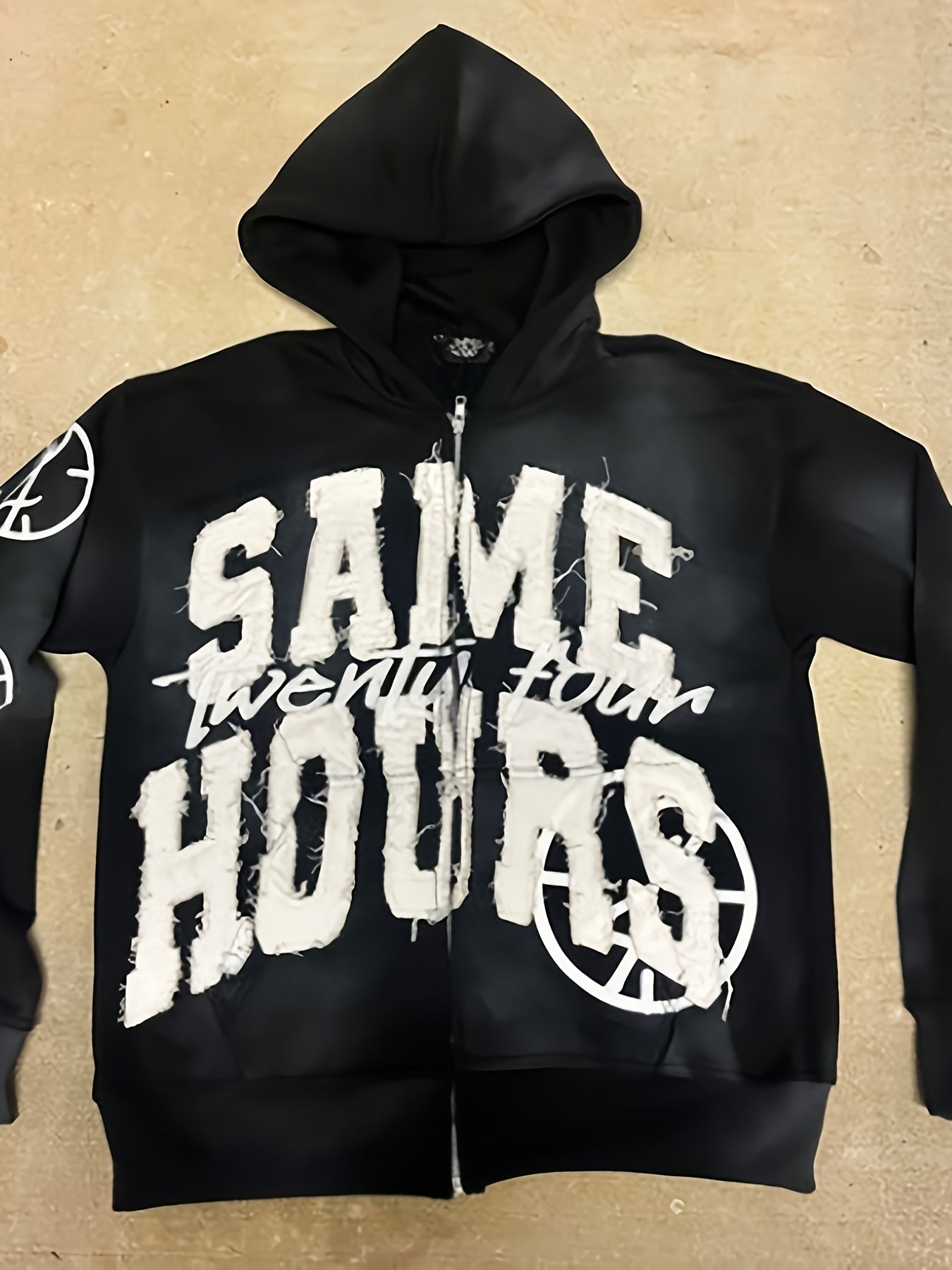[Independence Day] Harajuku Gothic Lettering Hoodie, Perfect for Street Style Designer Hoodie Independence Day