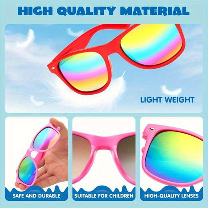Kids Neon Party Favor Sunglasses - Colorful Bulk Birthday Style