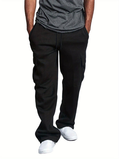 Men's Casual Pants - Elastic Waist