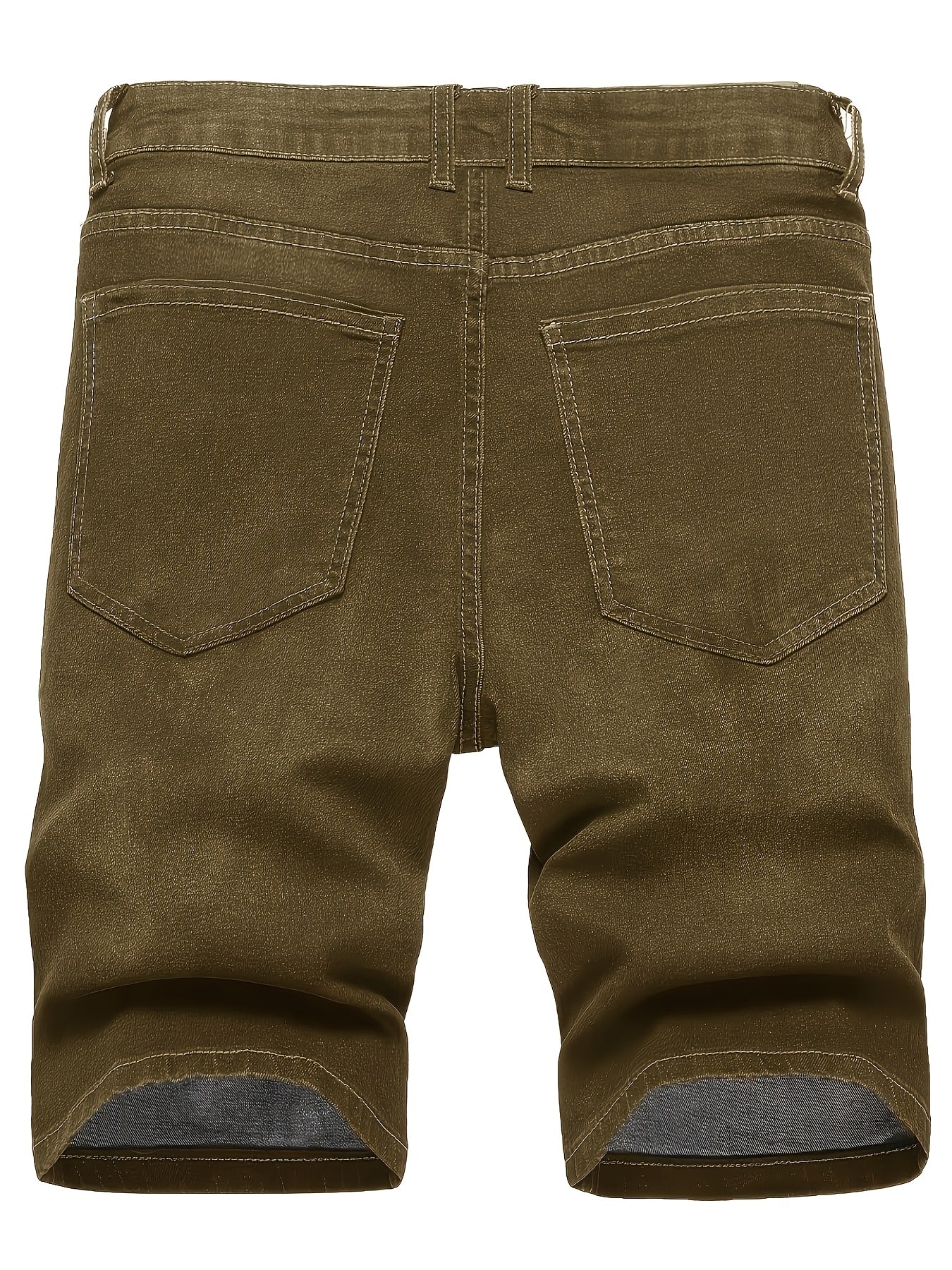 3-pack Men'S Jeans - Trendy Ripped Denim Shorts - Stylish, Versatile, Slim Fit, Casual Pants - New - Perfect For Outdoor Camping And Sports