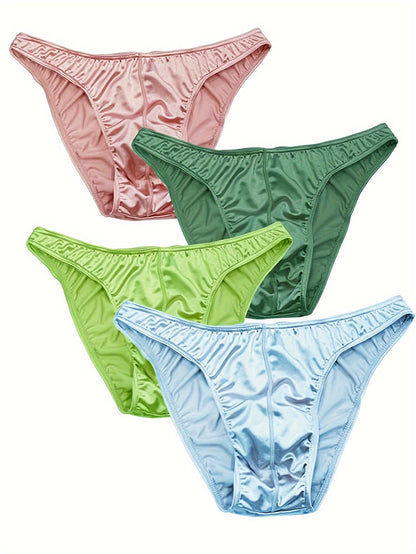 4pcs/Order Men Briefs Sexy Plus Size Men's Underwear Y S/M/L/XL/2XL/3XL