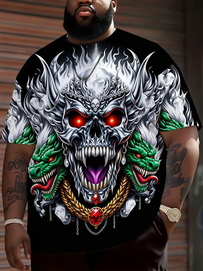 Men's Multicolor Printed Graphic T-Shirt - product view 5