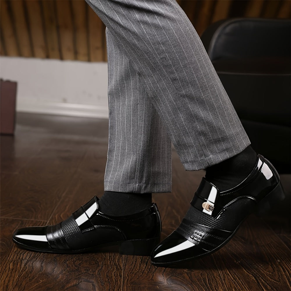 Men's Casual Slip-On Shoes - Slip-On Ease