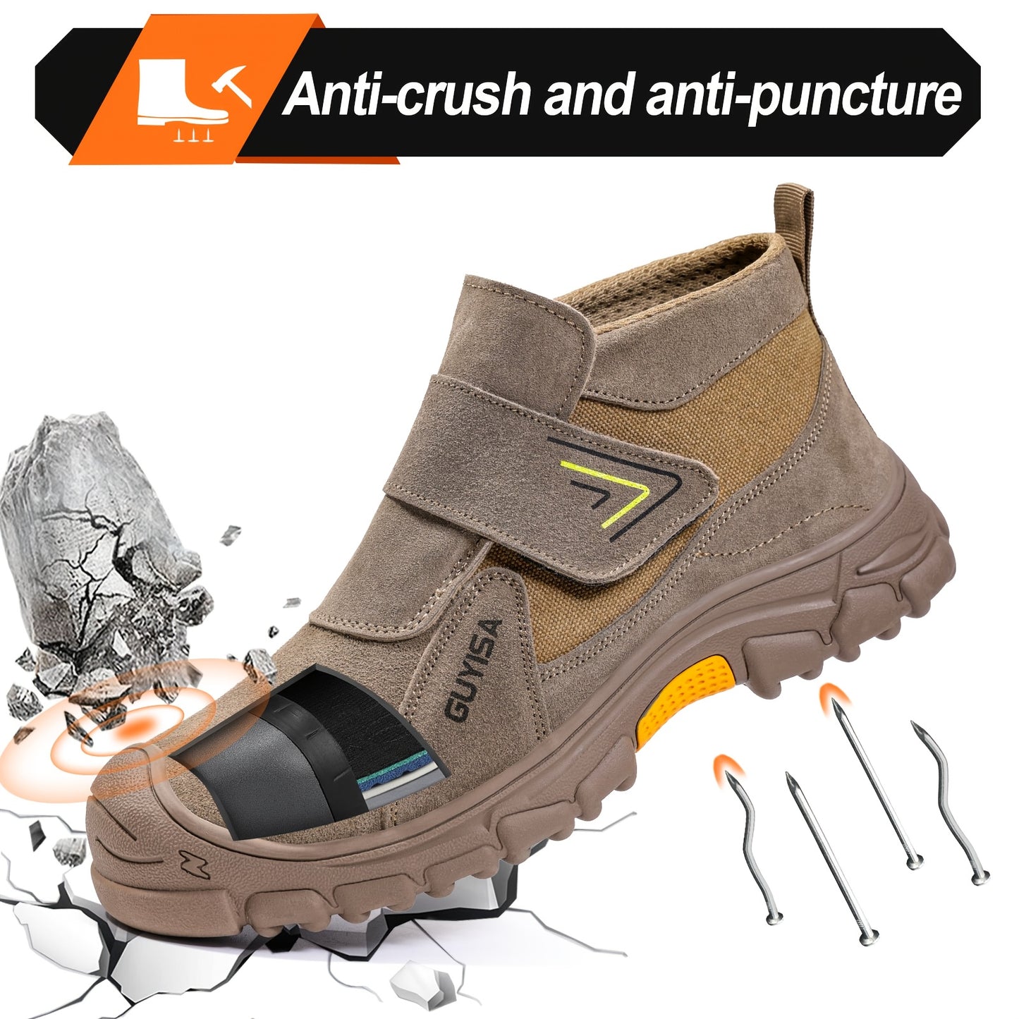 Gender-Neutral Year-Round Breathable Footwear - Lightweight Non-Slip TPU Sole, Durable Fabric Build, Lace-Up Low-Top Style for Industrial, Outdoor & Casual Activities - Comfortable, Long-Lasting & Stylish