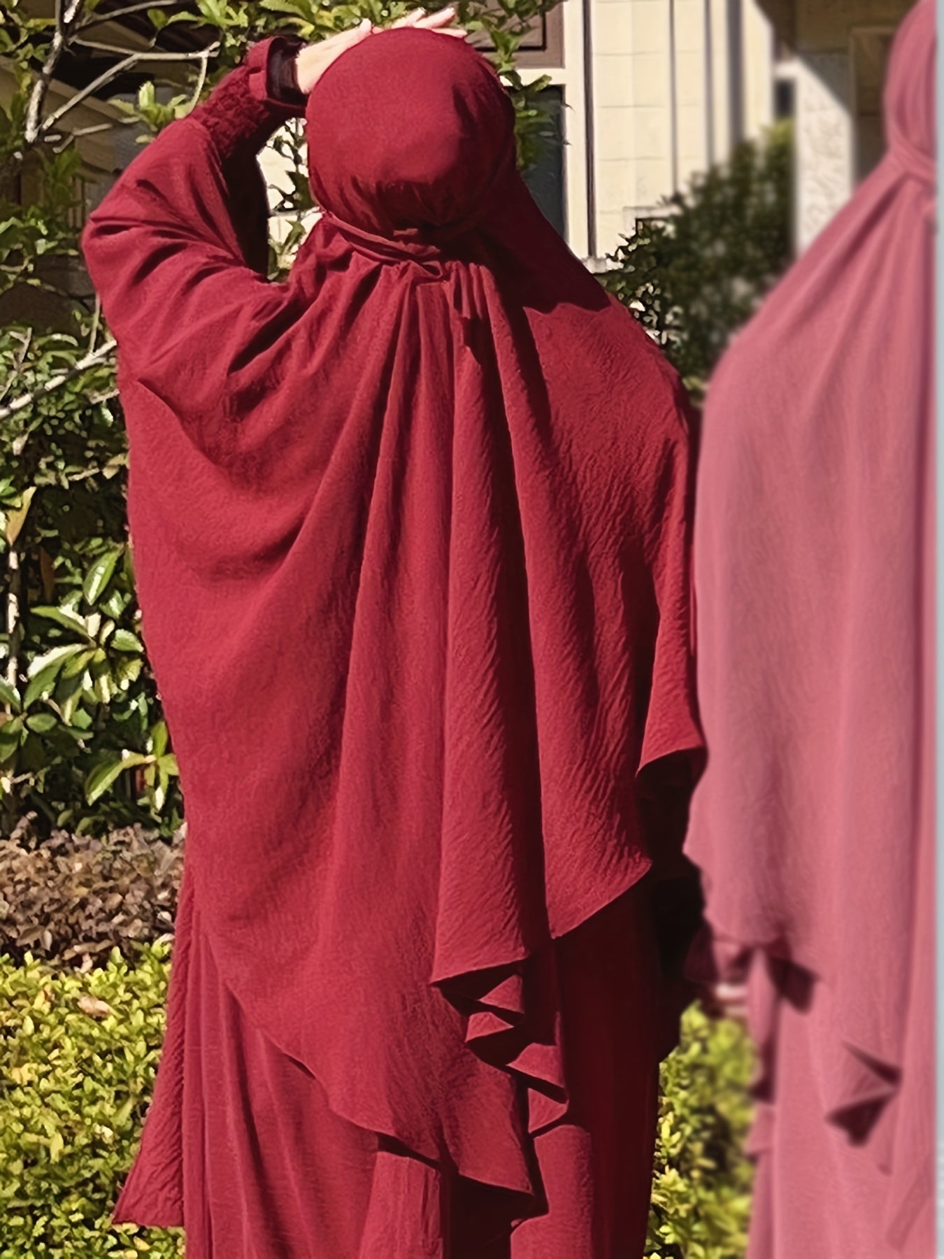 Muslim Player Wearing a Hijab for Umrah