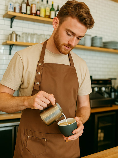 Artist & Chef Apron - Professional Painting, Pottery & Baking Apron with Adjustable Buckle Straps & Utility Pockets, Perfect Valentine's Day & Christmas Gift for Couples
