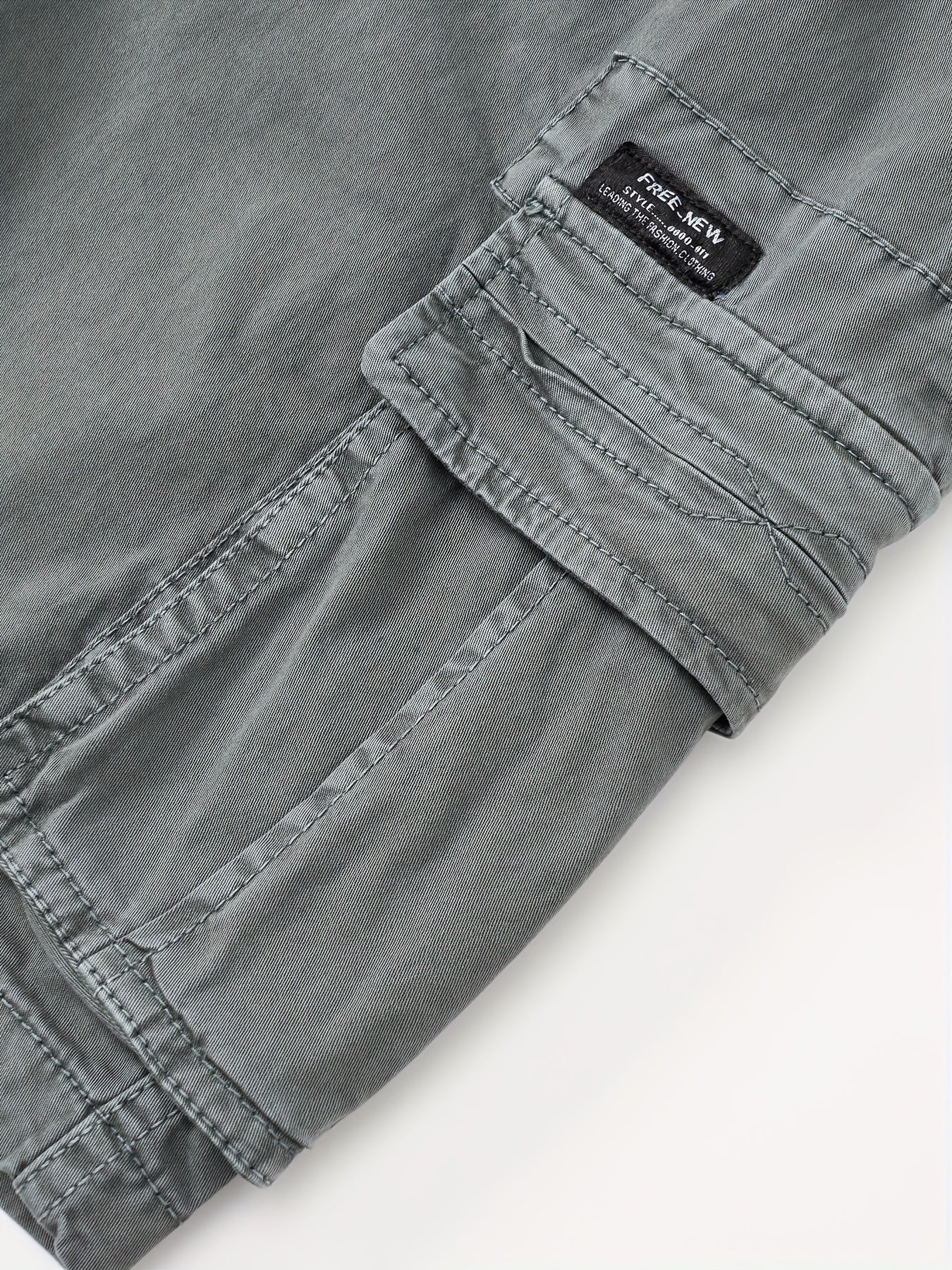 Men's Breathable Cotton Shorts with Multi-Pocket - Elastic Workwear Shorts Suitable for Outdoor,,, Casual Wear - Mid-Rise Pants with /Equipment Pockets