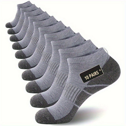 Men's Everyday Ankle Socks - 10-Pair Pack