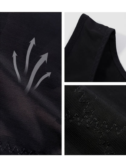 Men's Waist Trainer Compression Vests - 5-Pack Neoprene Support