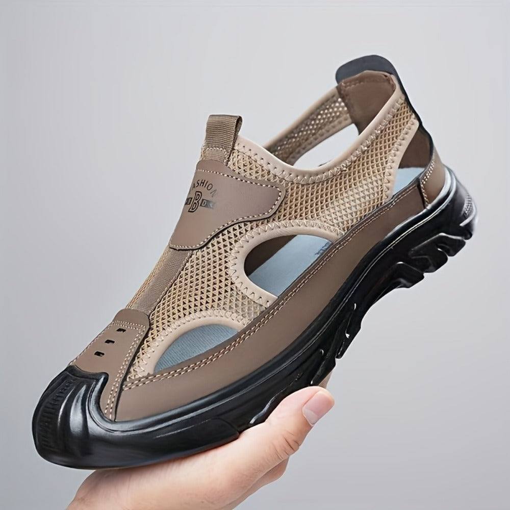 Men's Quick-Dry Slip-On Water Shoes - Shock-Absorbing Insole and PU Outsole