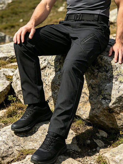 Classic Work Pants, Made from Quick-Drying, Breathable, And Tear-Resistant Fabric, Featuring Multiple Pockets And a Contoured Cut, Lightweight And Suitable for All Seasons, Perfect for Hiking, Fishing, Outdoor Adventures, And Daily Commuting