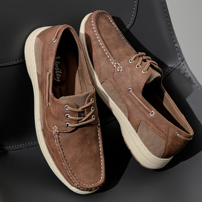 Men's Loafers & Slip-ons 3-Eye Boat Shoes Men Comfortable Casual Loafers for Men