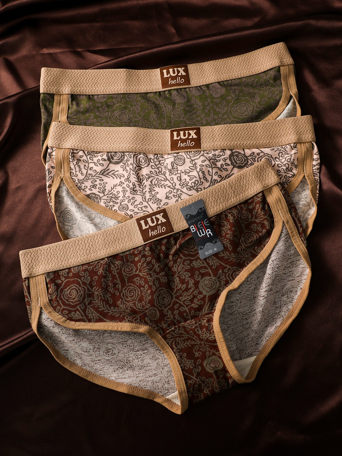 Women's Mixed colors Floral Underwear - product view 1