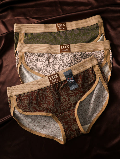 Women's Mixed colors Floral Underwear - product view 1