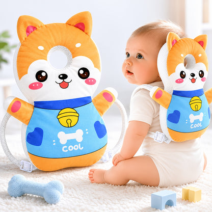 Soft Toddler Backpack for Infants And Toddlers, with Adjustable Cartoon Animal Plush Backrest, Made of Colorful Polyester Fiber, an Ideal Gift for Festivals