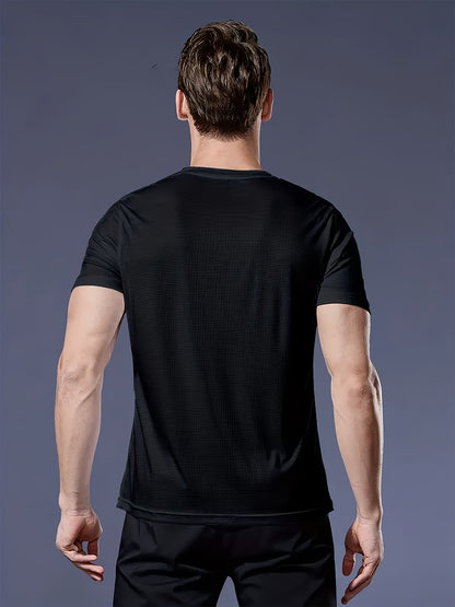 Men's White 9pcs Polyester Short-Sleeve T-Shirt - product view 21