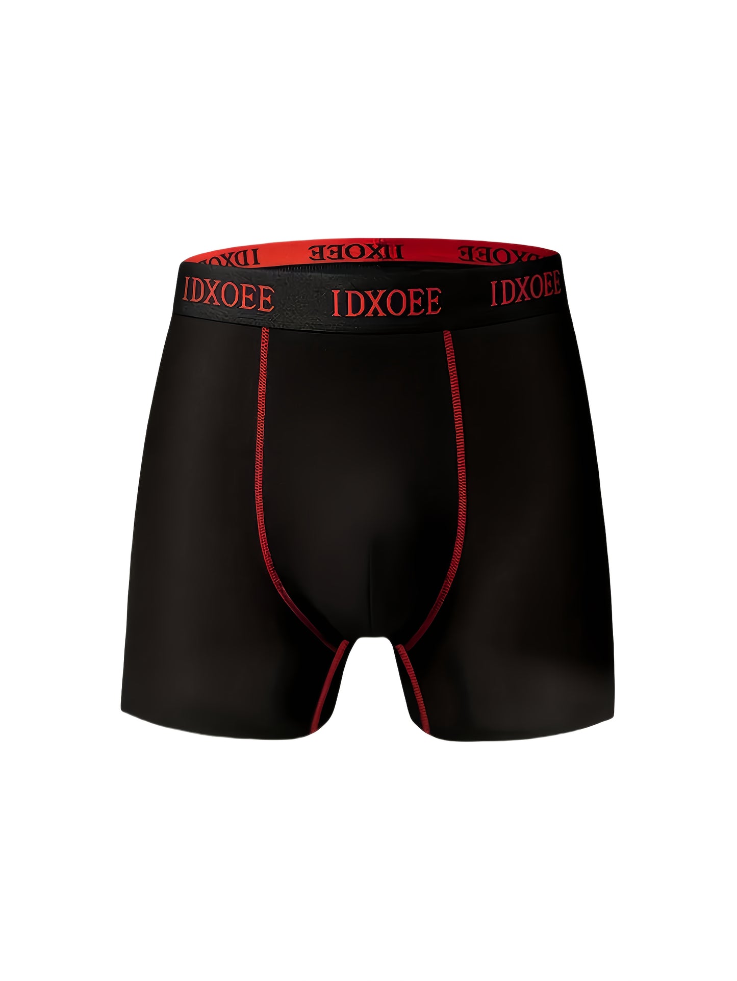 5pcs Men'S Breathable Boxer Briefs Solid Color With Side Stripe, Durable & Comfortable, All-Season Wear, Fashionable, Breathable, Comfortable Sports Underpants