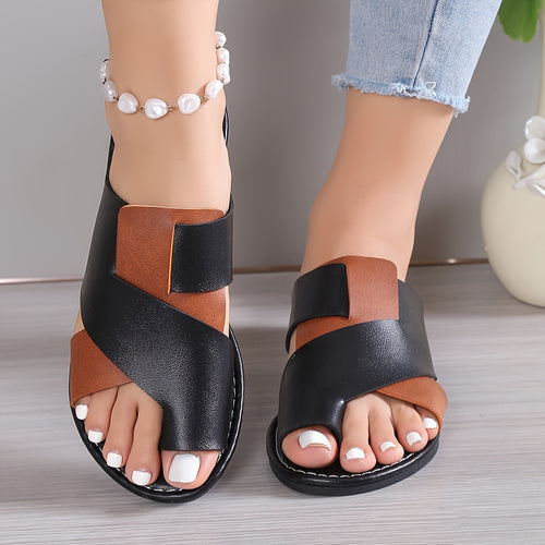 Women's Flat Sandals, Soft And Comfortable, Breathable Slip-Resistant Beach And Casual Wear
