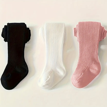 Women's Solid Color Tights - 3-Piece Pack