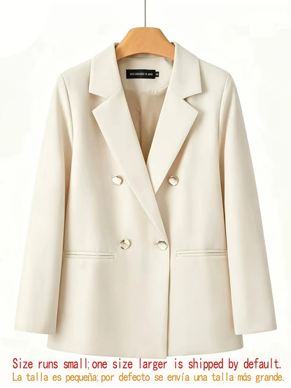 2026 Spring/Autumn Women'S Double-Breasted Blazer
