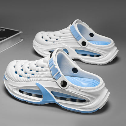 Men's Slippers - Non-Slip Sole Slip-On for Beach & Water
