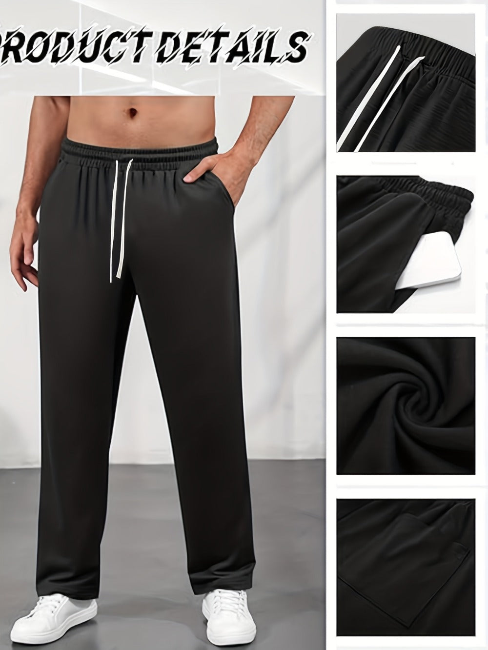 Men's Jogger Pants - Stretch With Pockets Workwear Style 232741
