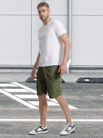 Men’s Cargo Shorts, Breathable Quick Dry Tactical Work Pants with Multi-Pocket Design