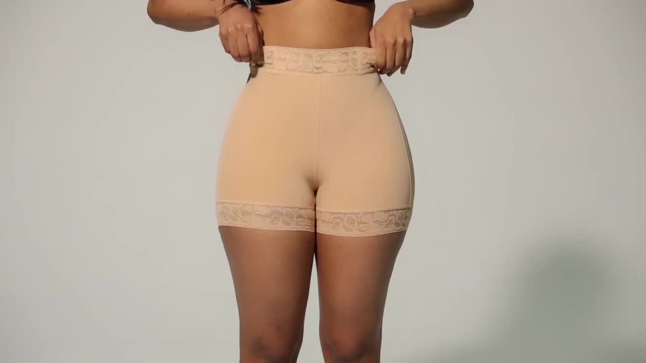 1pc Tummy Control Shapewear High Shorts for Women High Waist Butt Lifting Panties Body Shaper Compression Faja Colombianas