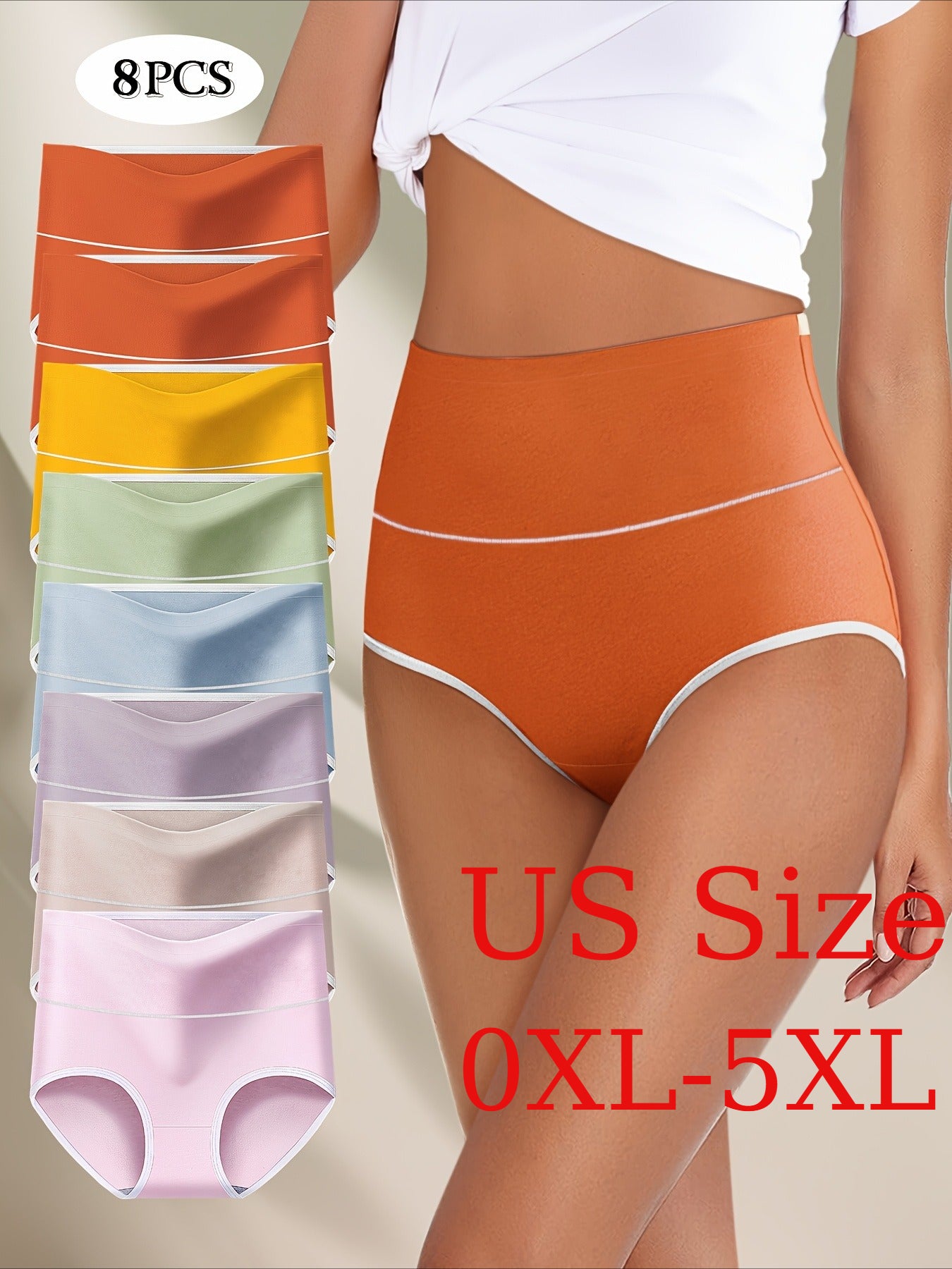 Women's Mixed colors High-Waist Underwear - product view 6