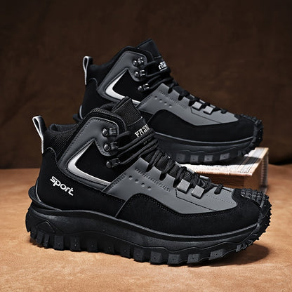 Men's Black Khaki Shoes - product view 3