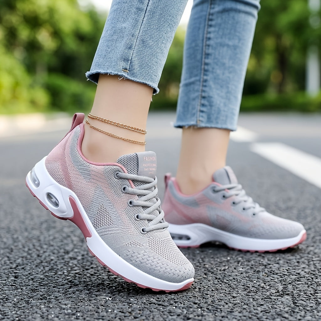 Women's Orthopedic Sports Shoes, Fashionable Walking Shoes, Lightweight Casual Shoes, Road Running Shoes, Non-slip And Breathable Tennis Shoes, Mesh Air-cushioned Sports Shoes, with Foot Support, Suitable for Running, Fitness, Office, And Casual