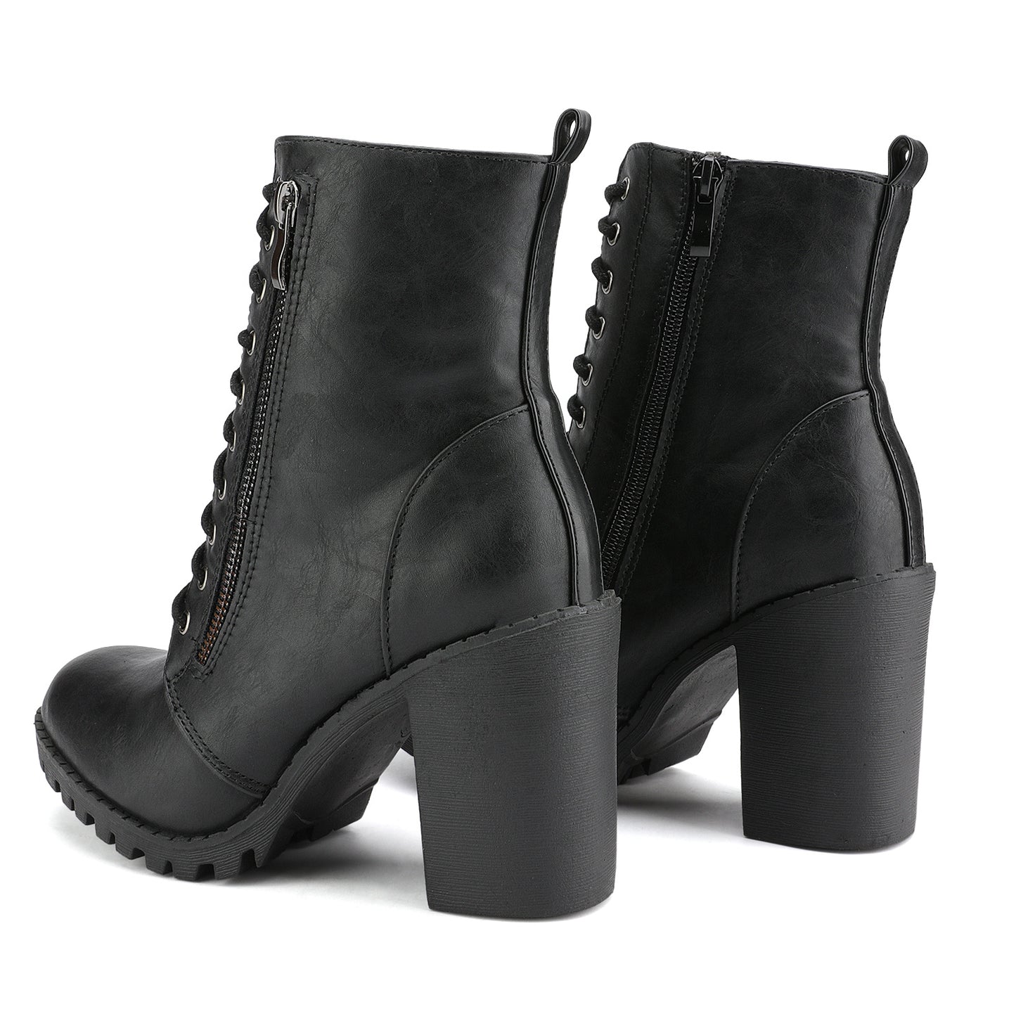 Women's Stylish Fashion Comfortable Chunky Heel Ankle Booties