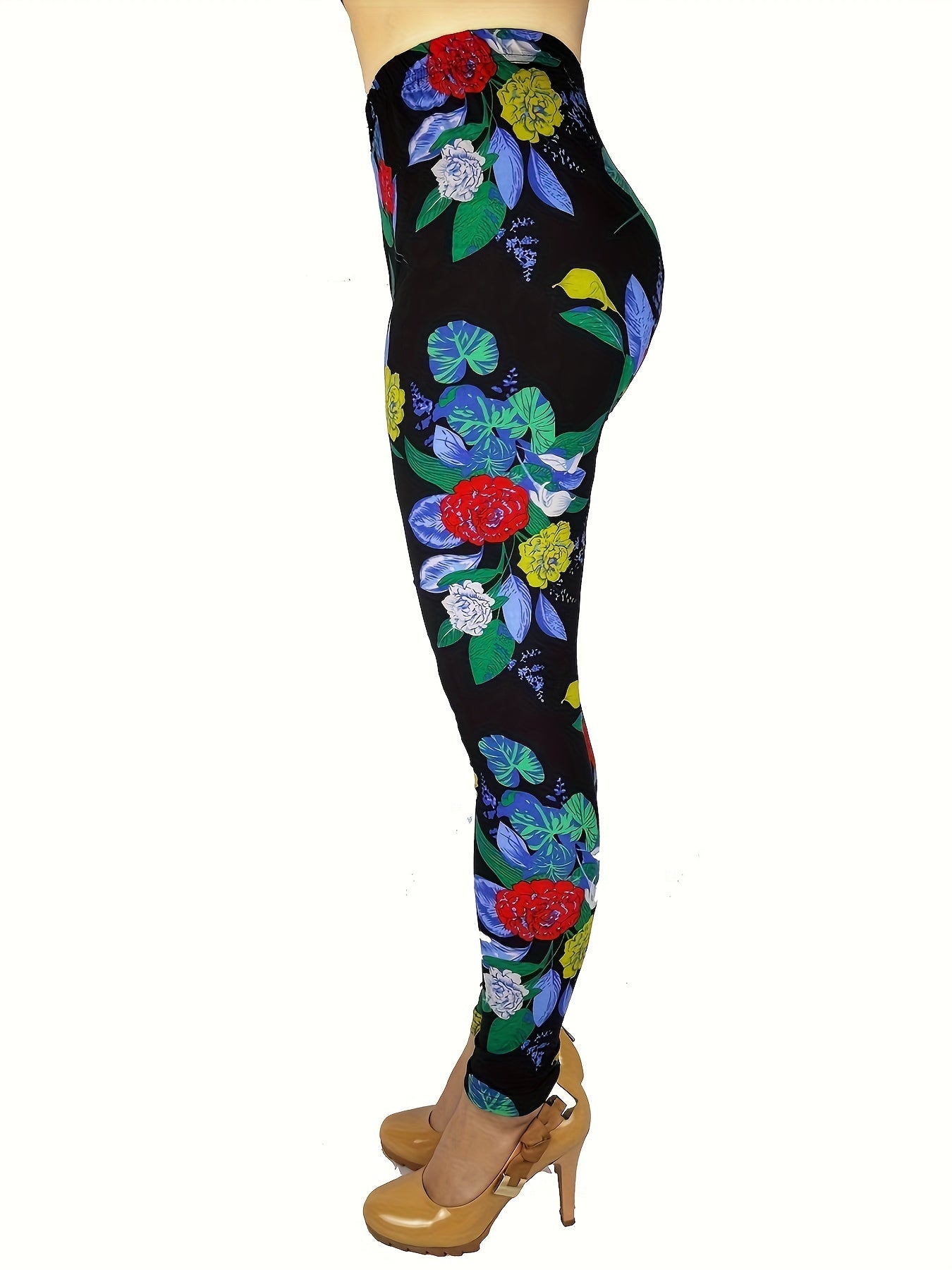 Leggings for Women Tie-Dye & Printed Fashion Leggings Regular/ One Size