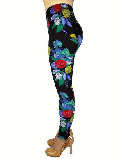 Leggings for Women Tie-Dye & Printed Fashion Leggings Regular/ One Size