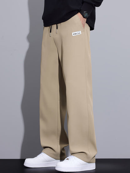 Autumn Casual Pants Men's Loose Straight Leg Trendy Versatile Men's Pants Autumn And Winter Men's Long Pants