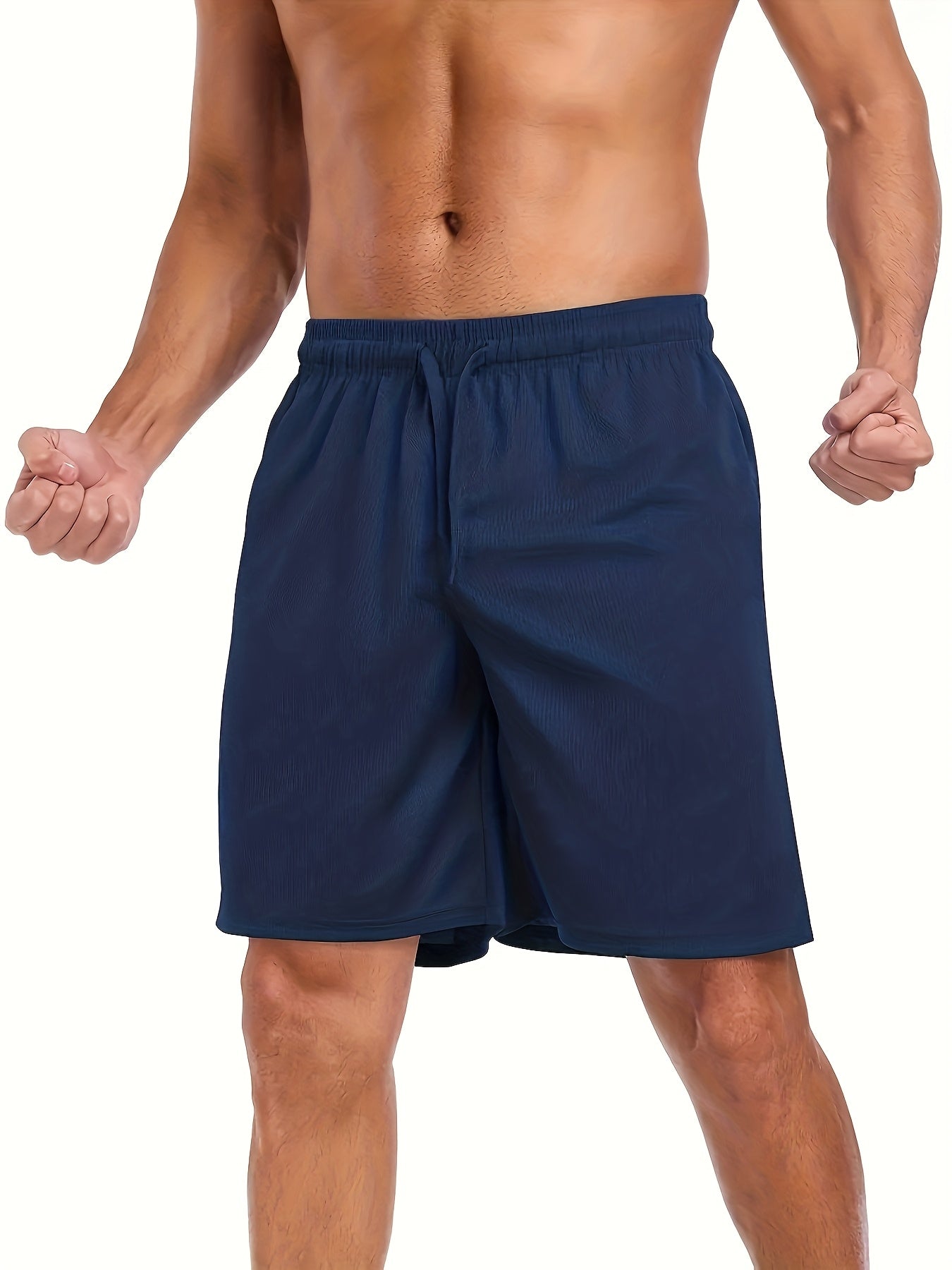 Shorts 10pcs Quick Drying Men's Casual Sports Pants, Lightweight And Loose Fitness Shorts for Teenagers, with Drawstring Waistband And Side Double Pockets. Suitable for Boys to Run, Exercise, Travel, Play Ball, Stay At Home, And Send Friends.