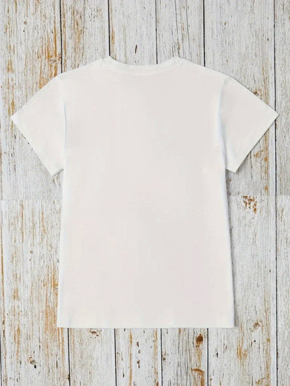 Plus-Size Casual Fashion Printed T-Shirt, Trendy Women'S Base Shirt, Suitable for Daily Outings, Full Of, All-Season Wear, Comfortable Fit. Women'S T-Shirt with Funny Print "Everything Hurts, I'M Hungry", Casual Round-Neck Shirt