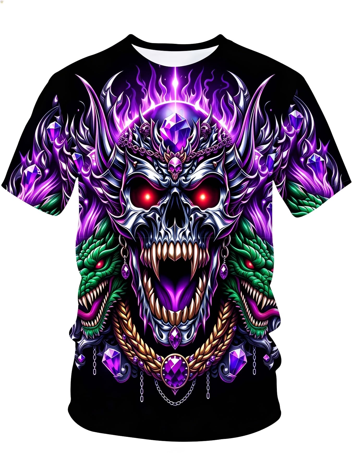 Men's Multicolor Printed Graphic T-Shirt - product view 31