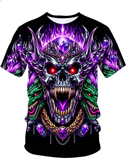 Men's Multicolor Printed Graphic T-Shirt - product view 31