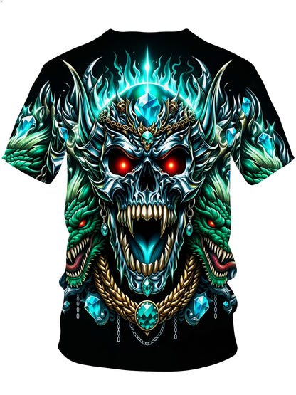 Men's Multicolor Printed Graphic T-Shirt - product view 29