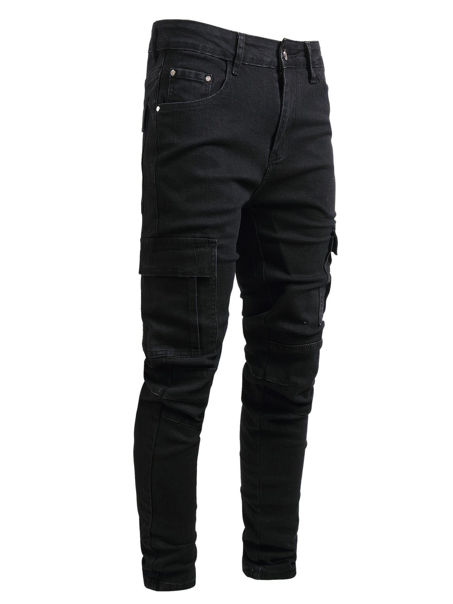 Men'S Slim Fit Jeans Stretch Ripped Skinny Jeans for Men, Fashion Straight Leg Comfort Flex Waist Casual Pants