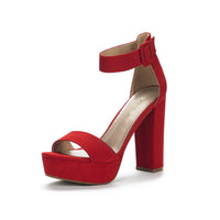 RED/SUEDE
