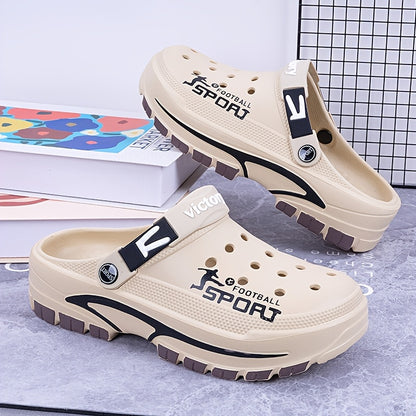 Men'S - Breathable EVA Material, Ultra-Comfortable Thick Sole, Suitable for Both Indoor And Outdoor Activities, Perfect for The Beach, Pool, And Water Parks