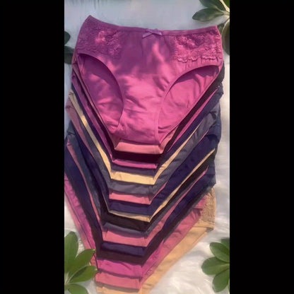 Women's Mixed colors Lace Floral High-Waist Underwear - product view 8