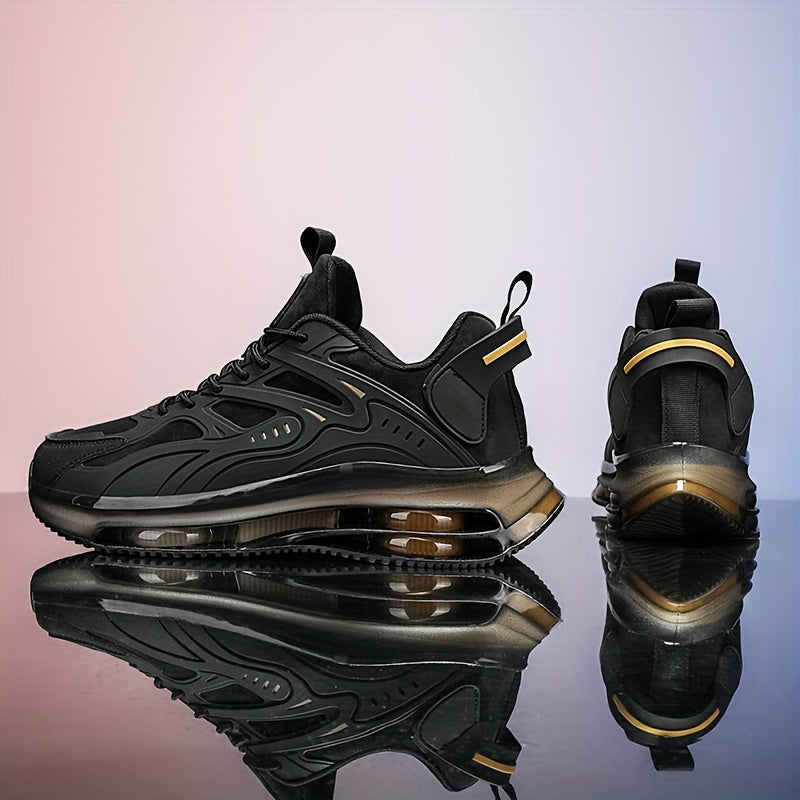 Men'S Running Footwear | Lightweight, Lace-Up Design, Slip-Resistant, Cushioned, Breathable, Comfortable Sneakers | Suitable for Running, Walking, And Training