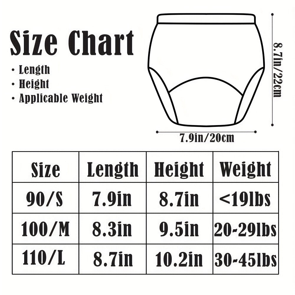 Baby Reusable Training Pants - 12-Pack Color Choice